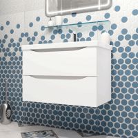 Товар: Тумба под раковину Opadiris Элеганс 80 Z0000014969 подвесная Белая матовая - фото 3 Тумба под раковину Opadiris Элеганс 80 Z0000014969 подвесная Белая матовая — фото 3, Мебель для ванной