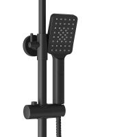 Товар: Душевая система Grossman Style 500.K35.05.210 Черная матовая - фото 5 Душевая система Grossman Style 500.K35.05.210 Черная матовая — фото 5, Душевые стойки