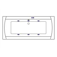 Акриловая ванна Excellent Aquaria Lux 180x80 WAEX.AQU18.SOFT.GL с гидромассажем — фото 5, Ванны