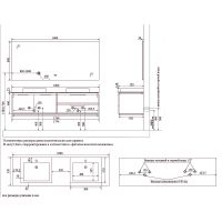 Товар: Тумба с раковиной Orans BC-6023-1800 180 60231800 подвесная Белая глянцевая - фото 17 Тумба с раковиной Orans BC-6023-1800 180 60231800 подвесная Белая глянцевая — фото 17, Мебель для ванной