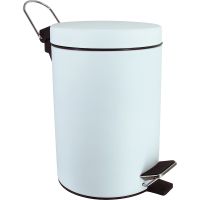 Ведро для мусора WasserKRAFT K-633W Белое — фото 1, Мусорные ведра