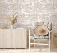 Обои Артекс New Look 5 10604-01 Винил на флизелине (1,06*10,05) Белый, Деревья — фото 3, Обои для стен