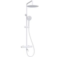 Товар: Душевая система WasserKRAFT A188.257.155.WM Thermo с термостатом Белая матовая - фото 5 Душевая система WasserKRAFT A188.257.155.WM Thermo с термостатом Белая матовая — фото 5, Душевые стойки