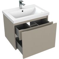 Товар: Тумба под раковину Cersanit Grande 60 64309 подвесная Бежевая - фото 4 Тумба под раковину Cersanit Grande 60 64309 подвесная Бежевая — фото 4, Мебель для ванной