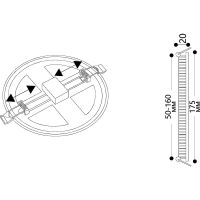 Встраиваемый светильник Artelamp Mesura A7975PL-1WH Белый — фото 5, Точечные светильники