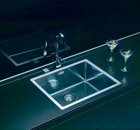 Кухонная мойка Alveus Quadrix 50 BRS-90 550x450x200 1102606 Брашированная сталь — фото 2, Кухонные мойки