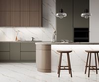 Керамогранит Ceradim Calacatta Sharp Gold белый полированный 60х60 см — фото 17, Керамогранит