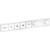 Смеситель для душа Hansgrohe RainSelect 15382700 с термостатом Белый матовый — фото 1, Смеситель для душа