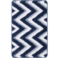 Коврик для ванной комнаты Fixsen River 800х500 FX-5004M Темно-синий — фото 1, Коврики для ванной комнаты