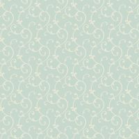 Обои Milassa Swan SW5 006 Флизелин (1*10,05) Бирюзовый, Вензель — фото 1, Обои для стен