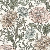 Обои RASCH Salisbury 553130 Флизелин (0,53*10,05) Разноцветный, Цветы — фото 1, Обои для стен