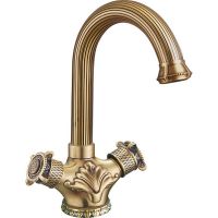 Смеситель для раковины ZorG Antic A 2008U-BR Бронза — фото 1, Смесители для раковины