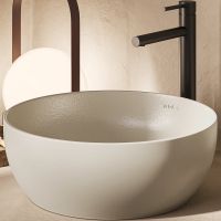 Раковина-чаша Vitra Outline Recycled 41 7992B066-0016 Матовый тауп — фото 2, Раковины накладные