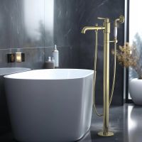 Товар: Смеситель для ванны Aquatek Классик AQ1545PG Полированное золото - фото 4 Смеситель для ванны Aquatek Классик AQ1545PG Полированное золото — фото 4, Смесители напольные