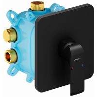 Товар: Смеситель для душа Ravak Flat FL 066.20 X070180 Черный матовый - фото 2 Смеситель для душа Ravak Flat FL 066.20 X070180 Черный матовый — фото 2, Смеситель для душа