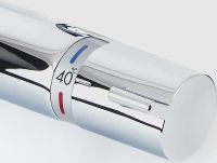 Смеситель для душа Hansgrohe Ecostat Comfort 13116000 с термостатом Хром — фото 4, Смеситель для душа