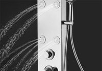 Товар: Душевая панель Aquanet Galaxy Matt 209998 Хром матовый - фото 3 Душевая панель Aquanet Galaxy Matt 209998 Хром матовый — фото 3, Душевые панели