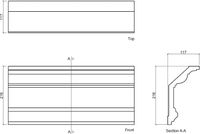 Товар: Карниз гибкий Европласт 1.50.132 2000x216x117 мм - фото 3 Карниз гибкий Европласт 1.50.132 2000x216x117 мм — фото 3, Карнизы