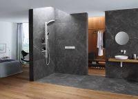 Смеситель для душа Hansgrohe RainSelect 15380140 с термостатом Шлифованная бронза — фото 3, Смеситель для душа