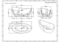 Товар: Акриловая ванна Black&White Swan SB 220 180x90 220SB00 без гидромассажа - фото 6 Акриловая ванна Black&White Swan SB 220 180x90 220SB00 без гидромассажа — фото 6, Ванны