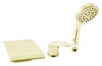 Смеситель на борт ванны Rav Slezak Dunaj D473.5YZ золотой — фото 1, Смесители на борт ванны