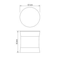 Контейнер для хранения WasserKRAFT Wern K-7579 Нержавеющая сталь Черный матовый — фото 3, Аксессуары для ванной
