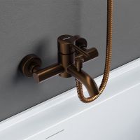 Товар: Смеситель для ванны Damixa Scandinavian Pure 361000500 Розовое золото - фото 3 Смеситель для ванны Damixa Scandinavian Pure 361000500 Розовое золото — фото 3, Смесители