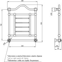 Товар: Электрический полотенцесушитель Migliore Edward 85x68 L 20311 Бронза - фото 2 Электрический полотенцесушитель Migliore Edward 85x68 L 20311 Бронза — фото 2, Электрические полотенцесушители