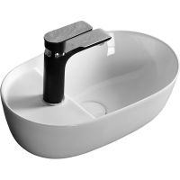 Раковина Ceruttispa 42 CR0050 СТ9611 Белая — фото 1, Раковины накладные