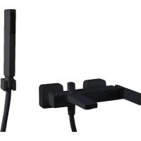 Смеситель для ванны Webert Pegaso PE850101560 Черный матовый — фото 1, Смесители