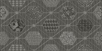 Керамический декор Azori Devore Gris Geometria 587152001 31,5х63 см — фото 1, Керамическая плитка