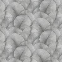 Обои Marburg Kumano 34558 Винил на флизелине (1,06*10,05) Серый, Листья — фото 2, Обои для стен