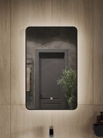 Товар: Зеркало Orange Black 50 BL-50ZE с подсветкой с сенсорным выключателем - фото 2 Зеркало Orange Black 50 BL-50ZE с подсветкой с сенсорным выключателем — фото 2, Мебель для ванной