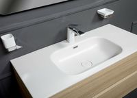 Тумба под раковину Boheme Armadi Art Vallessi 100 837-100-L подвесная Light Oak — фото 6, Мебель для ванной