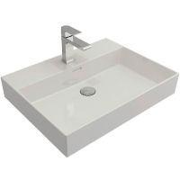 Раковина Creto Bocchi Milano 80 1377-001-0126 Белая — фото 1, Раковины накладные