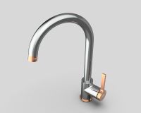 Товар: Смеситель для кухни GPD Gildo MTE165-K-R Хром Розовое золото - фото 7 Смеситель для кухни GPD Gildo MTE165-K-R Хром Розовое золото — фото 7, Смесители