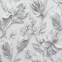 Товар: Обои Артекс New Look 6 10981-04 Винил на флизелине (1,06*10,05) Серый, Цветы/Листья - фото 1 Обои Артекс New Look 6 10981-04 Винил на флизелине (1,06*10,05) Серый, Цветы/Листья — фото 1, Обои для стен