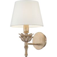 Настенный светильник Maytoni House Barbara H003WL-01MG Белый Золото антик — фото 1, Бра