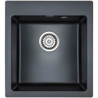 Кухонная мойка Paulmark Kante 45 PM104651-AN Антрацит — фото 1, Кухонные мойки