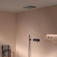 Товар: Душевая система Teska Euro X EX3680 Черный матовый - фото 3 Душевая система Teska Euro X EX3680 Черный матовый — фото 3, Встраиваемые душевые комплекты