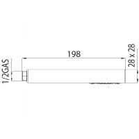 Душевой гарнитур Bossini Cube C50001C.030 Хром — фото 9, Душевые гарнитуры