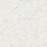 Обои Emiliana Parati Materica 1 73187 Винил на флизелине (1,06*10,05) Белый/Серебряный, Мрамор/Под камень — фото 1, Обои для стен