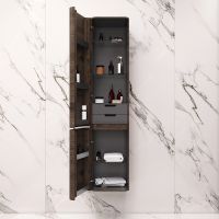 Шкаф пенал AM.PM Sensation 40 L M30CHL0406TF подвесной Табачный дуб — фото 7, Пеналы для ванной комнаты