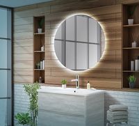 Зеркало BelBagno 80 с подсветкой круглое арт-SPC-INT-800-LED — фото 3, Зеркала в ванную комнату
