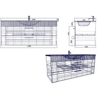 Тумба с раковиной SanVit Турин-2 120 kturin2120 подвесная Белая — фото 14, Мебель для ванной