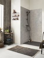 Душевой гарнитур Jacob Delafon Oscar Черный матовый арт-E29848-BL — фото 2, Душевые гарнитуры на штанге