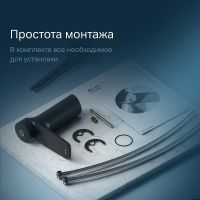 Смеситель для раковины AM.PM Inspire V2.0 TouchReel F50A02522 Черный матовый — фото 6, Смесители для раковины