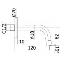 Товар: Излив для смесителя Paffoni Light ZBOC103NO Черный матовый - фото 2 Излив для смесителя Paffoni Light ZBOC103NO Черный матовый — фото 2, Изливы
