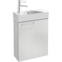 Тумба под раковину Jacob Delafon Odeon Rive Gauche 50 R EB2581D-R5-N18 подвесная Белая глянцевая — фото 1, Тумбы под раковину