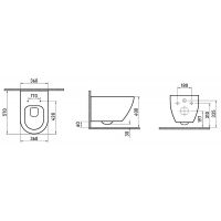 Товар: Комплект унитаза Berges Mascon Rimless с инсталляцией Atom Line 043352 с сиденьем Микролифт и Белой клавишей смыва - фото 21 Комплект унитаза Berges Mascon Rimless с инсталляцией Atom Line 043352 с сиденьем Микролифт и Белой клавишей смыва — фото 21, Унитазы